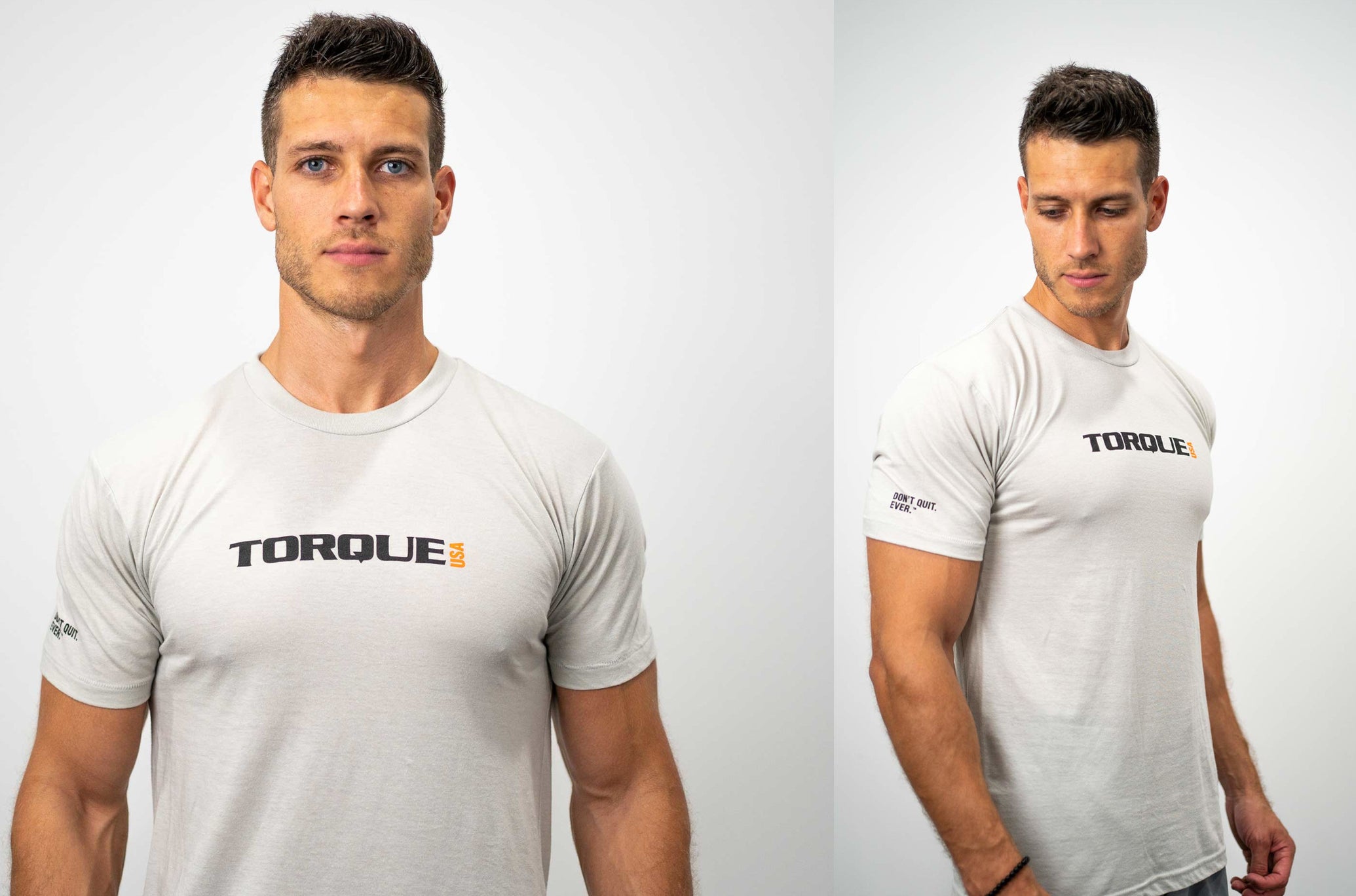 Torque Gym T-Shirt Silver